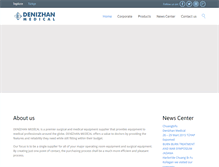 Tablet Screenshot of denizhanmedikal.com